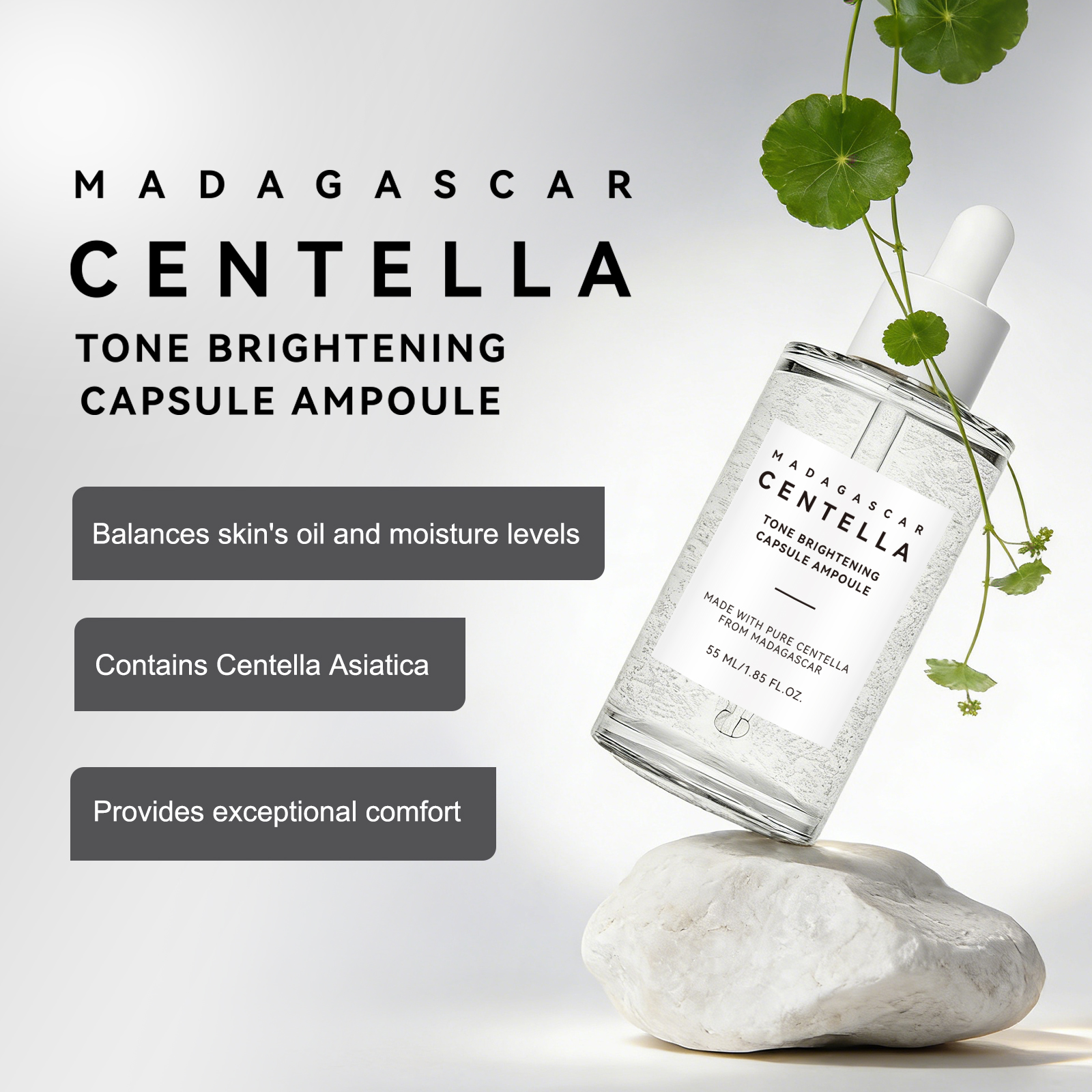 Centella Asiatica Toner - Skin Tone Perfector Brightening Ampoule 55ml