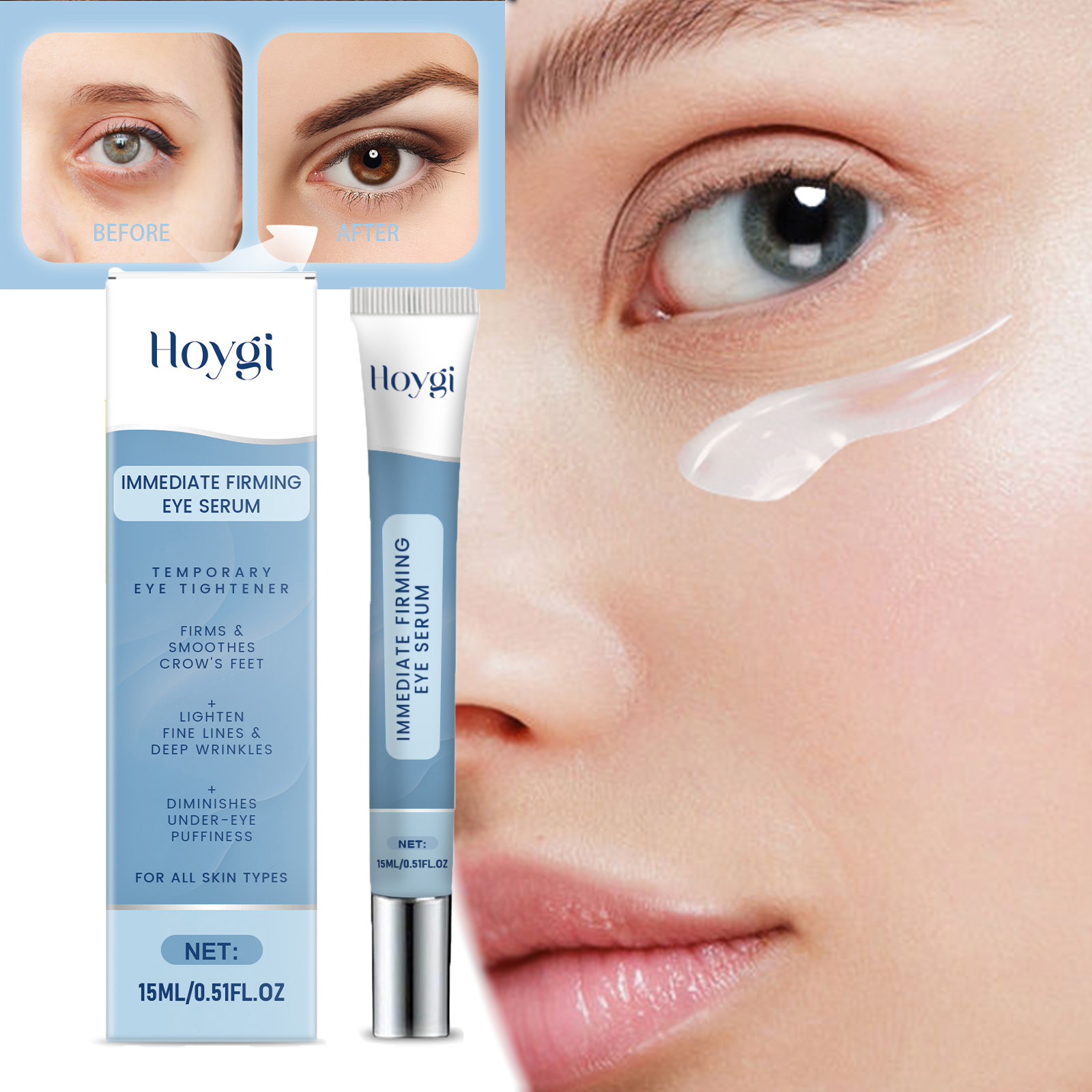 Caffeine Eye Serum - Firming Eye Serum Instant Tightening Eye