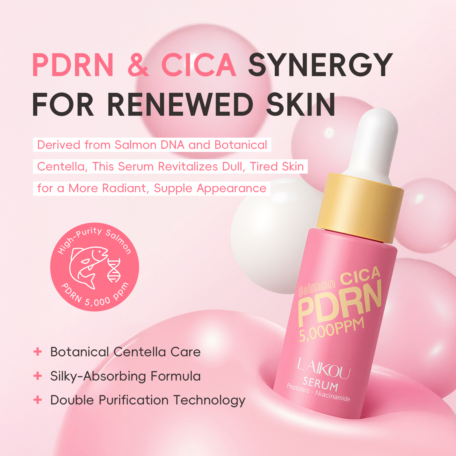 Centella Asiatica Toner - LAIKOU PDRN CICA Serum 17ml Hydrating