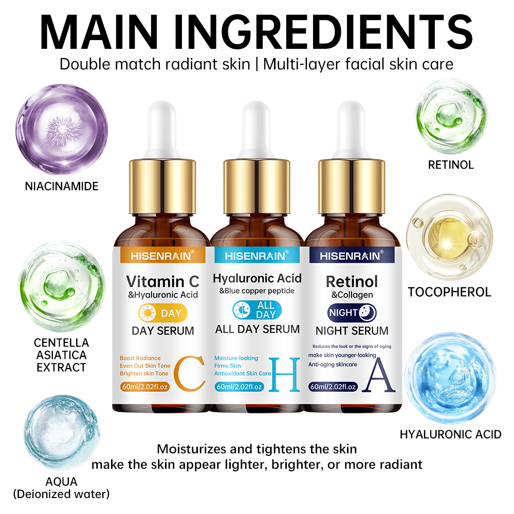 HISENRAIN Vitamin C + Retinol  - огляд і ціна Snail Mucin Essence