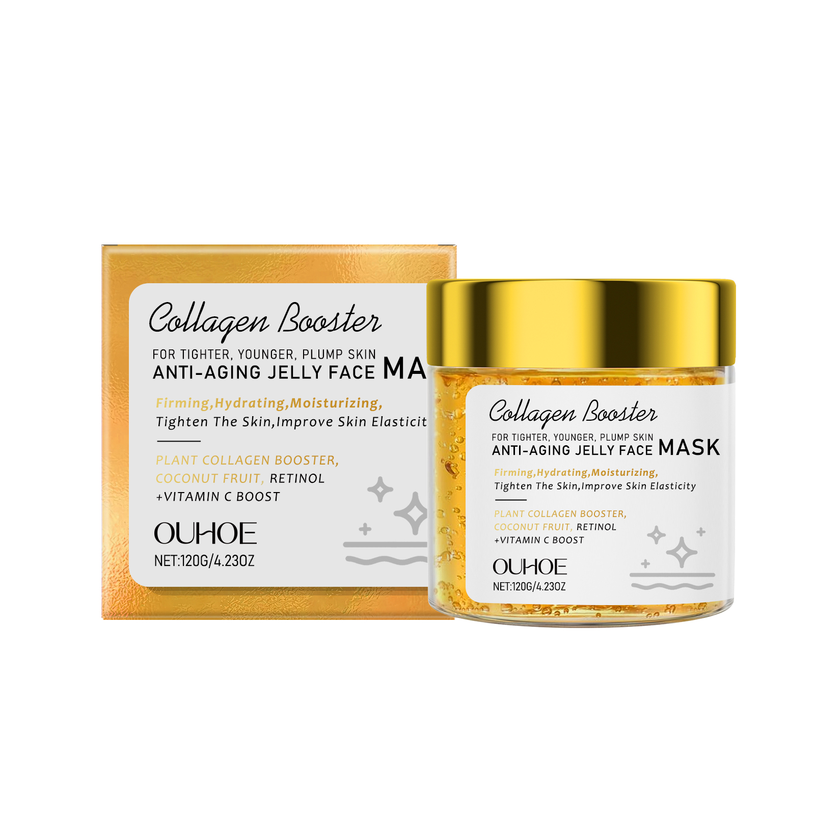 Anti-wrinkle Collagen Face Mas - огляд і ціна Skincare Collagen