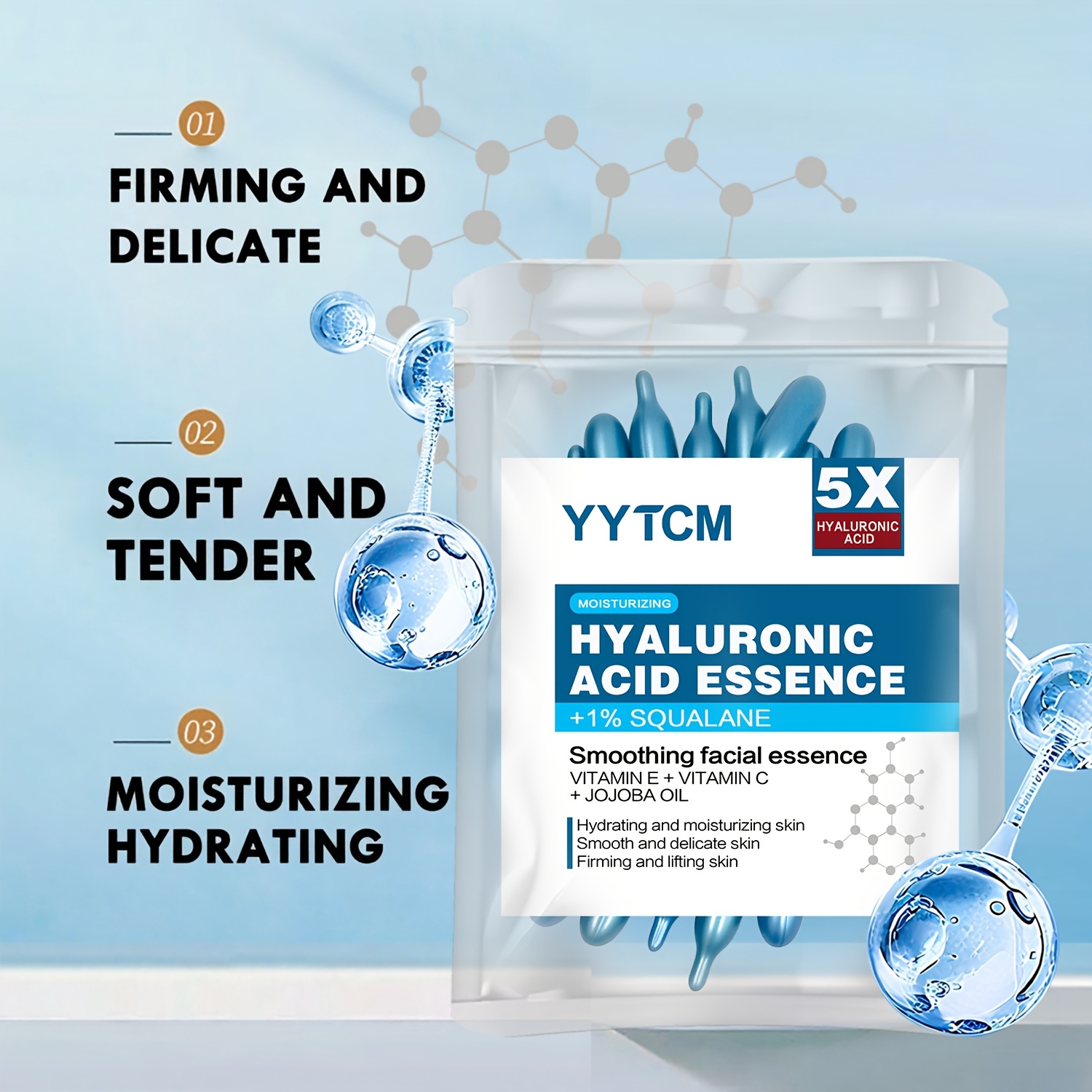 Hyaluronic acid deep moisturiz - огляд і ціна Skincare Oily Skin