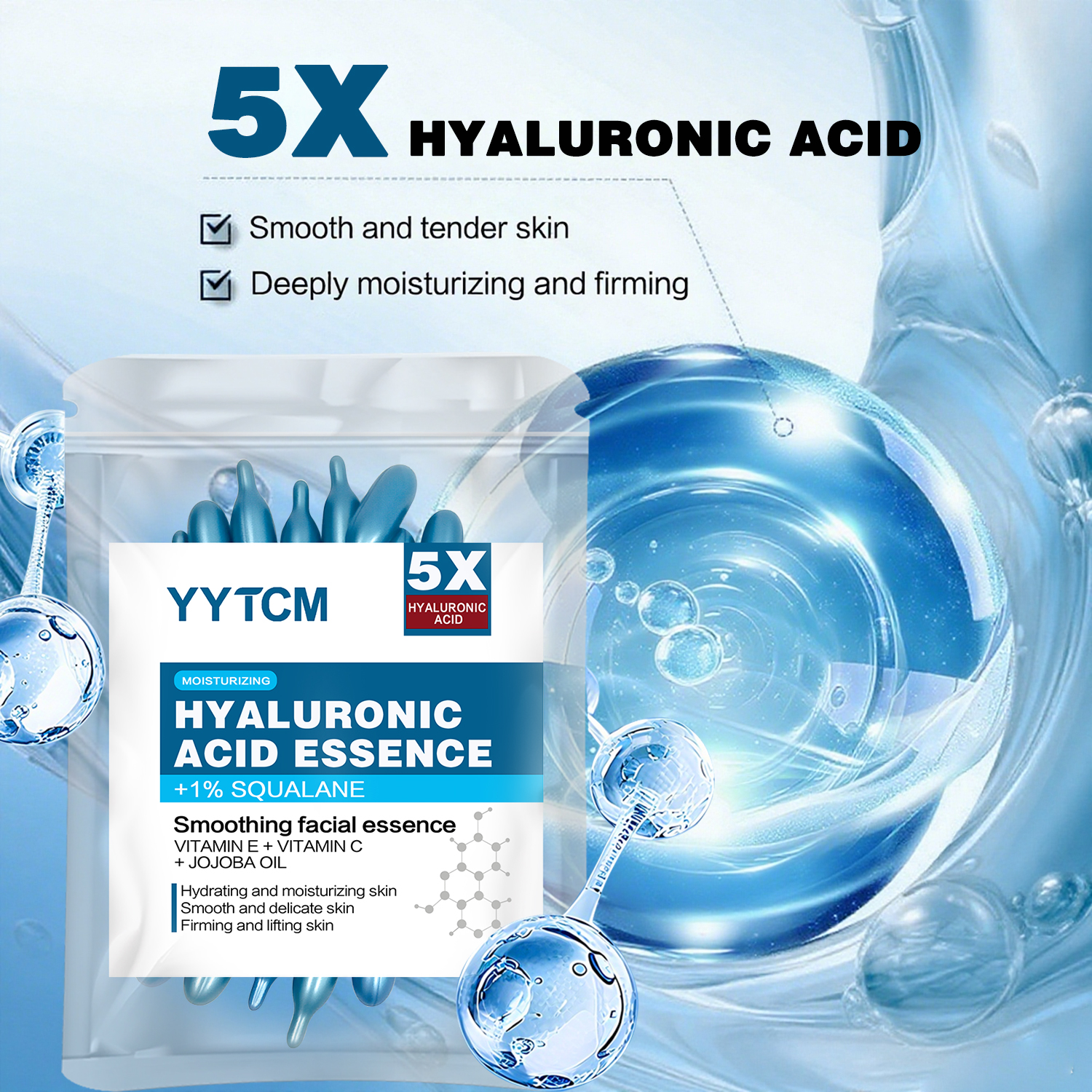 Hyaluronic acid deep moisturiz - огляд і ціна Skincare Oily Skin