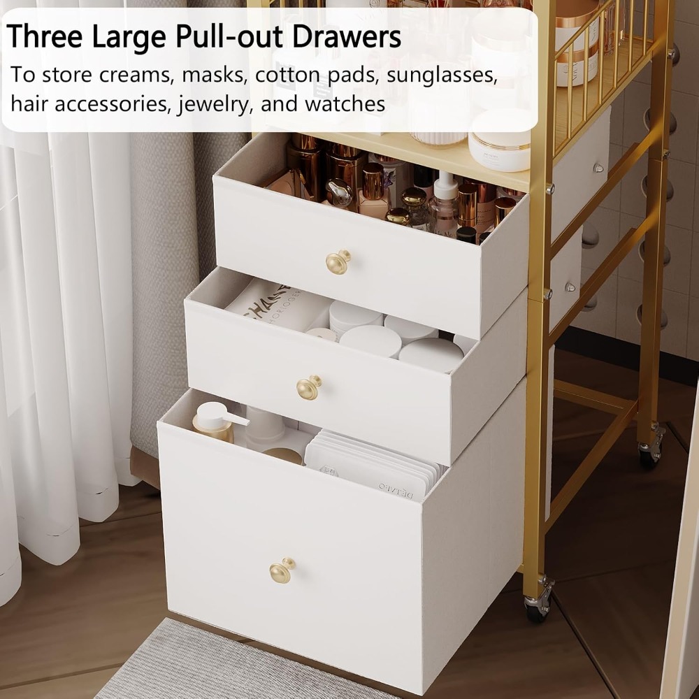 Floor Makeup Organizer Cart wi - огляд і ціна Skincare You
