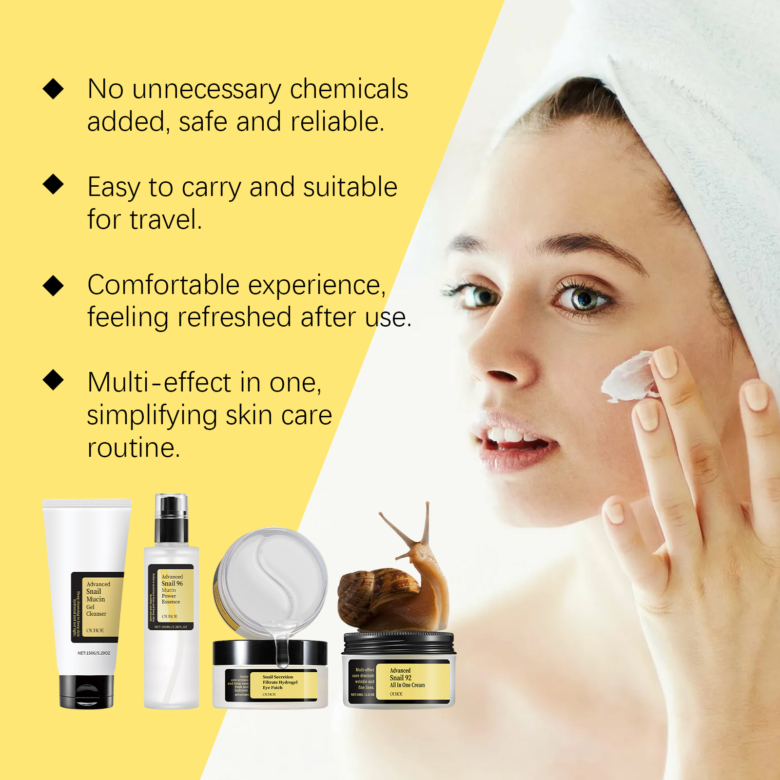 Snail Mucin Skincare Set-Compl - огляд і ціна Snail Mucin Essence