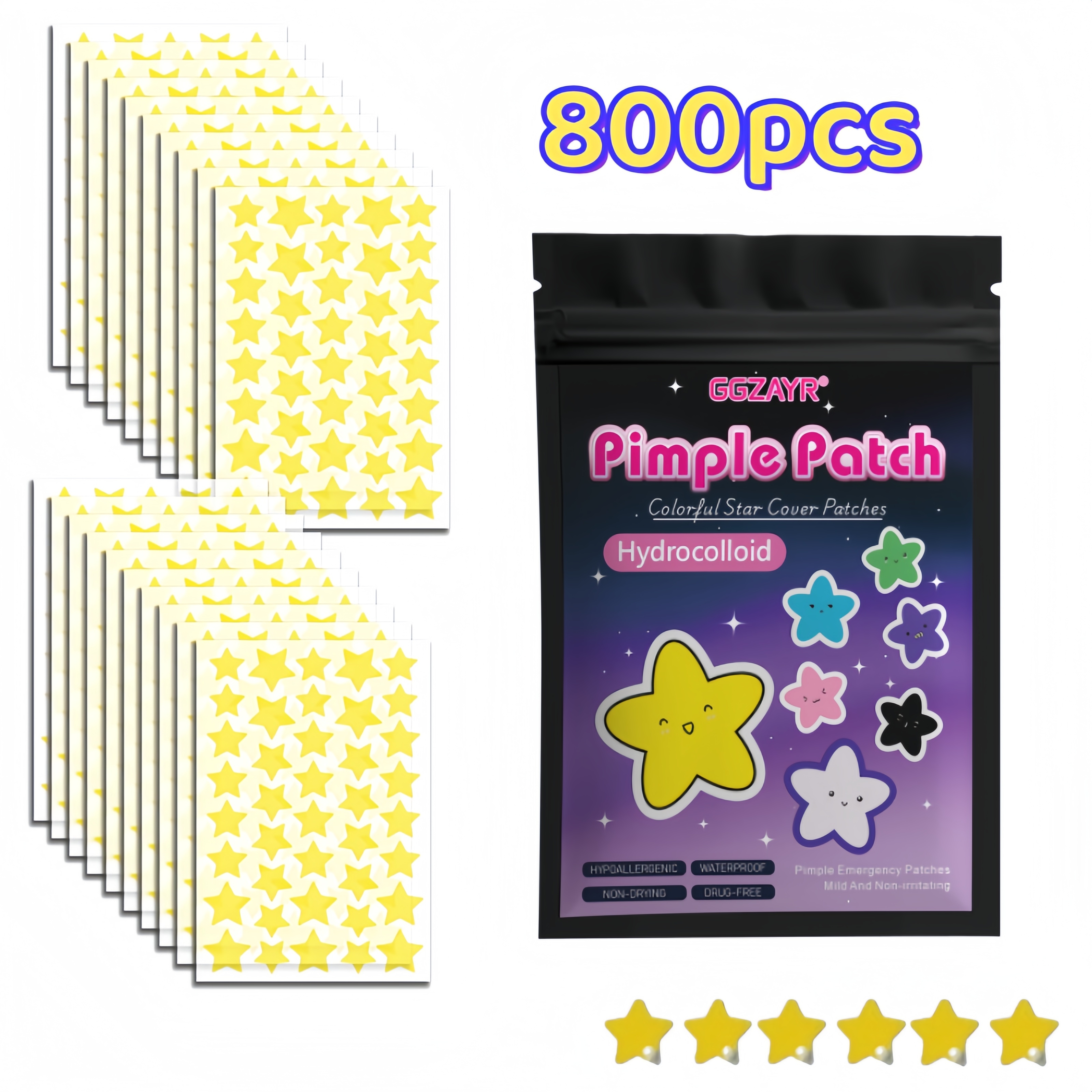 400/800pcs Hydrocolloid Acne P - огляд і ціна Skincare You