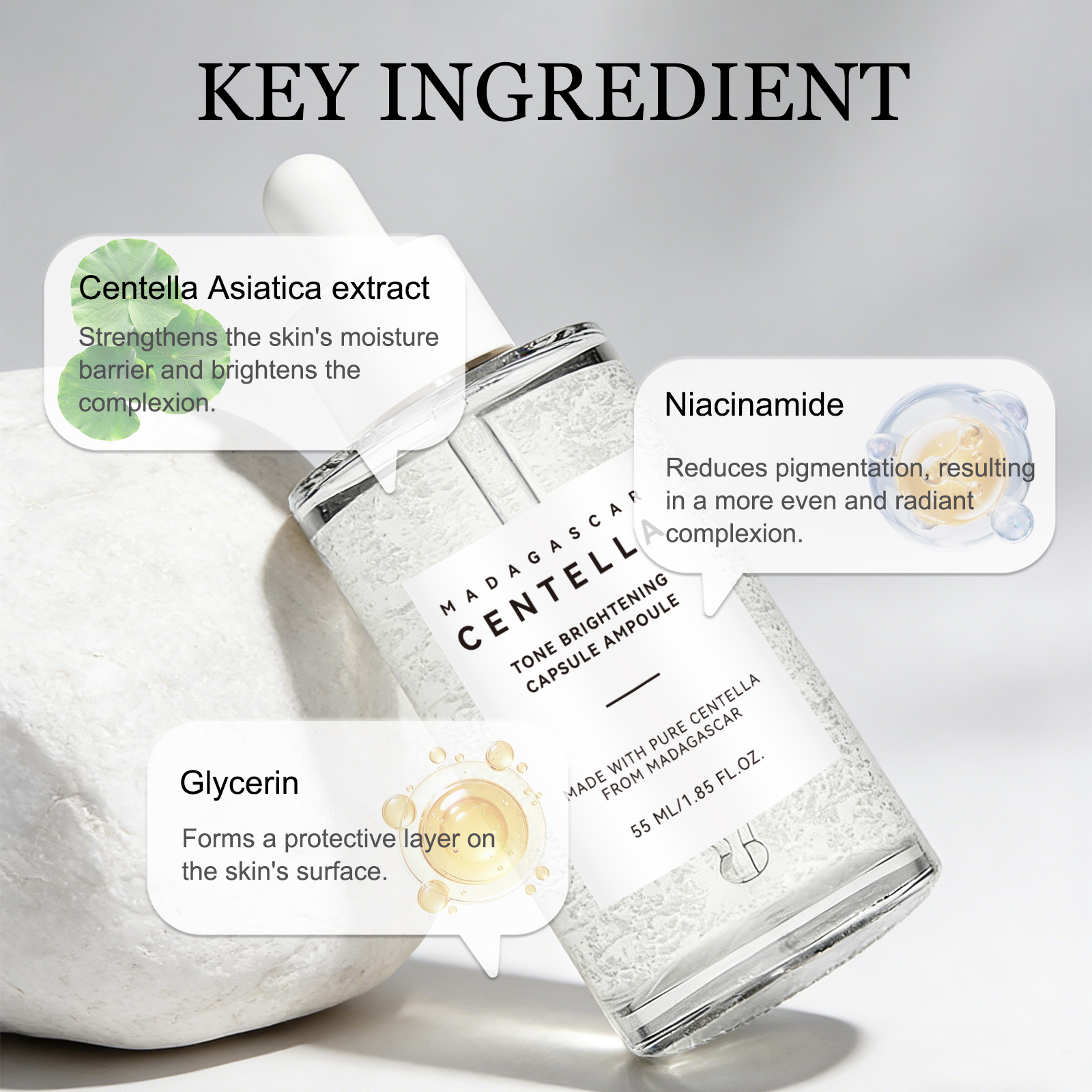 Skin Tone Perfector Brightenin - огляд і ціна Centella Asiatica Toner