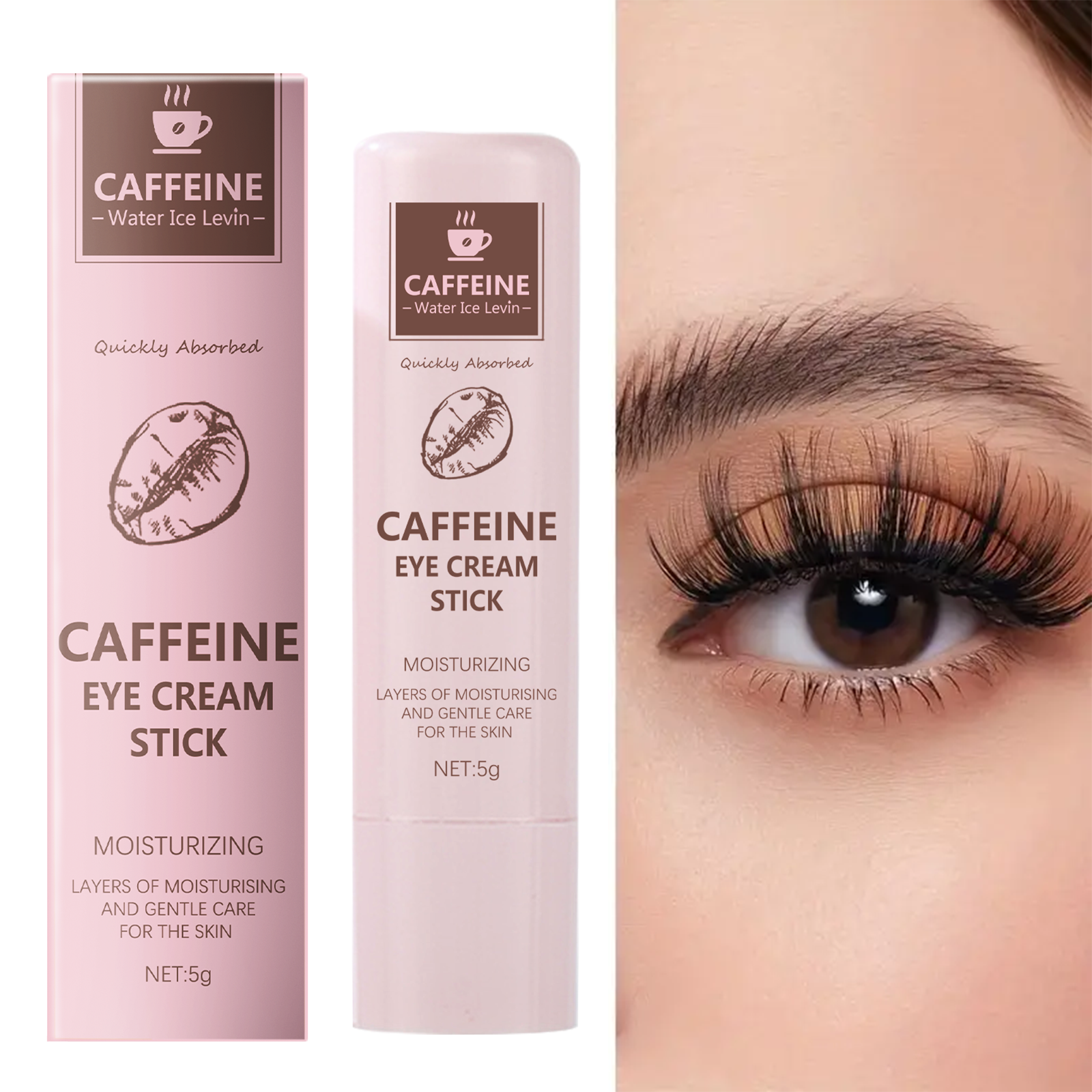 Caffeine eye cream stick nouri - огляд і ціна Caffeine Eye Serum