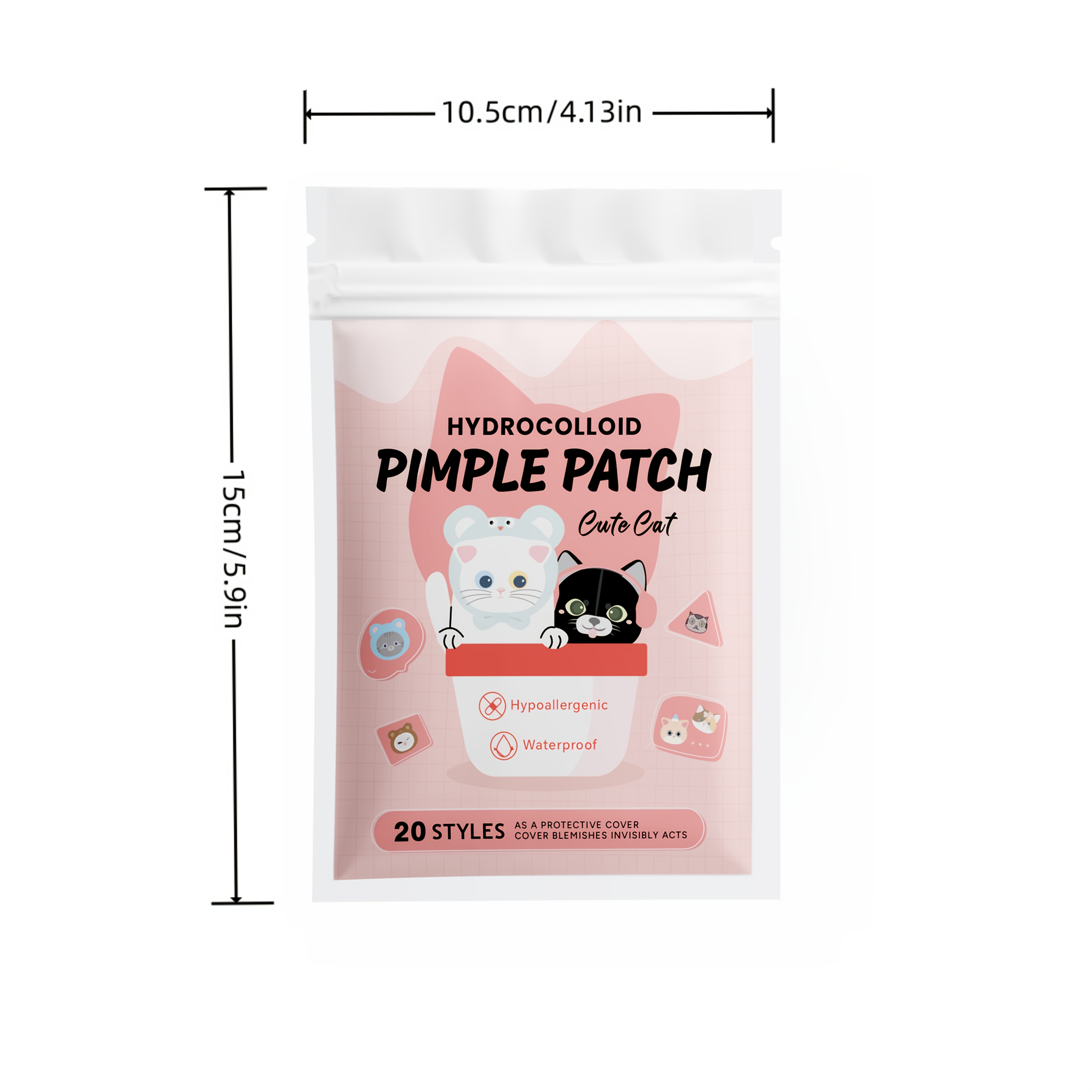 100pieces cute cat Pimple patc - огляд і ціна Skincare You