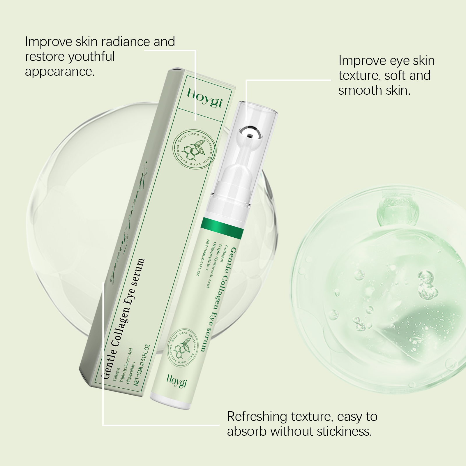 Collagen Eye Serum Cream Anti  - огляд і ціна Caffeine Eye Serum