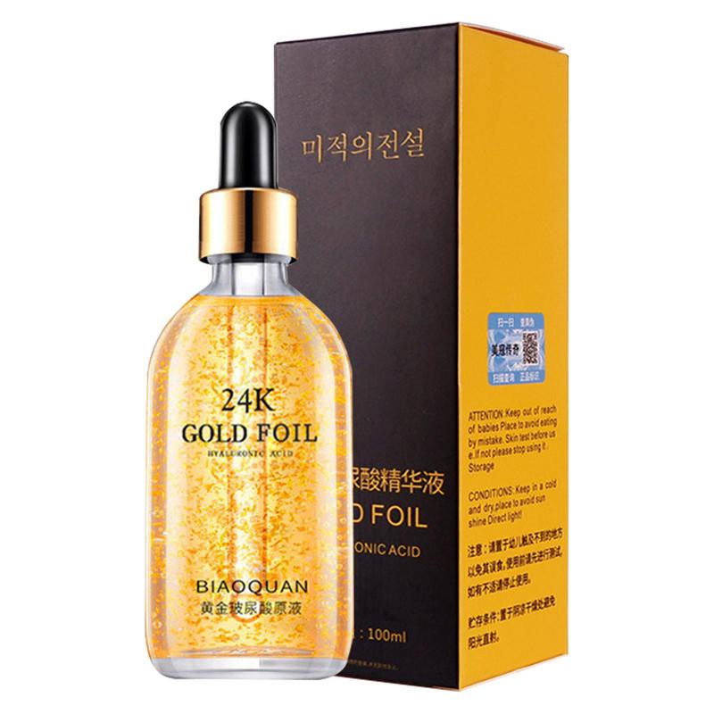 24K Gold Foil Hyaluronic Acid  - огляд і ціна Snail Mucin Essence