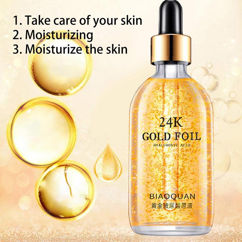 24K Gold Foil Hyaluronic Acid  - огляд і ціна Snail Mucin Essence