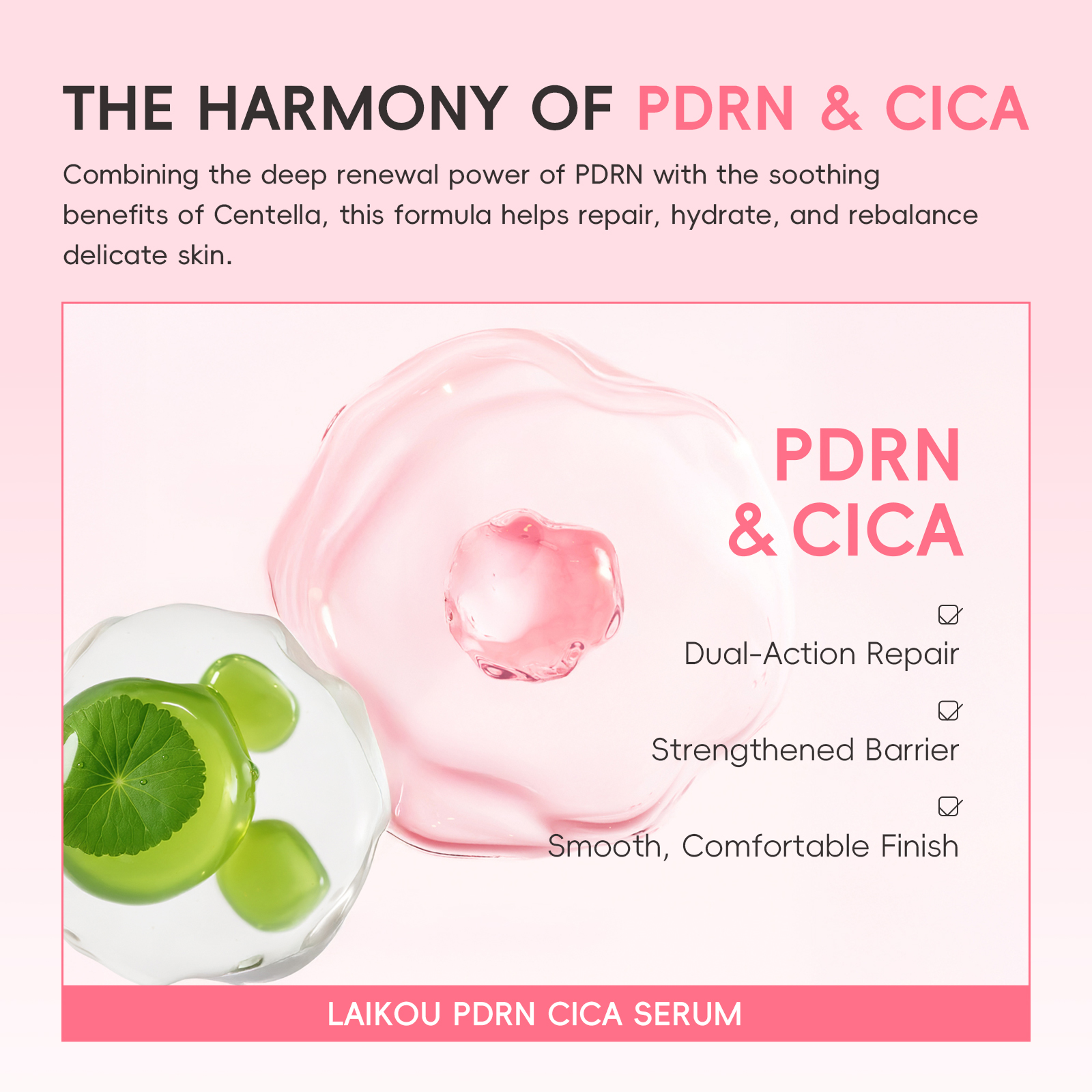 LAIKOU PDRN CICA Serum 17ml Hy - огляд і ціна Centella Asiatica Toner