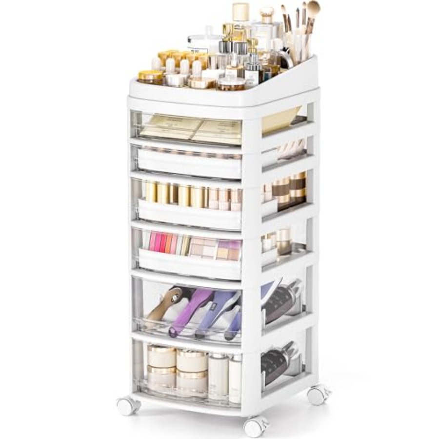 Rolling Cart with 6 Drawers Cl - огляд і ціна Skincare You