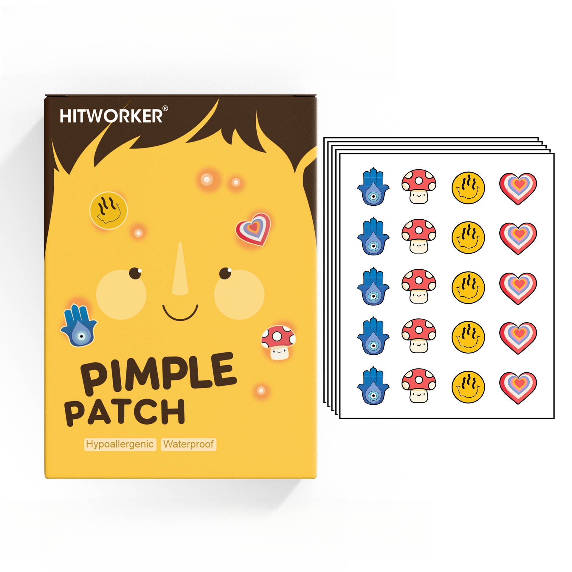 100Pcs Cute 4 Shapes Acne Pimp - огляд і ціна Skincare You