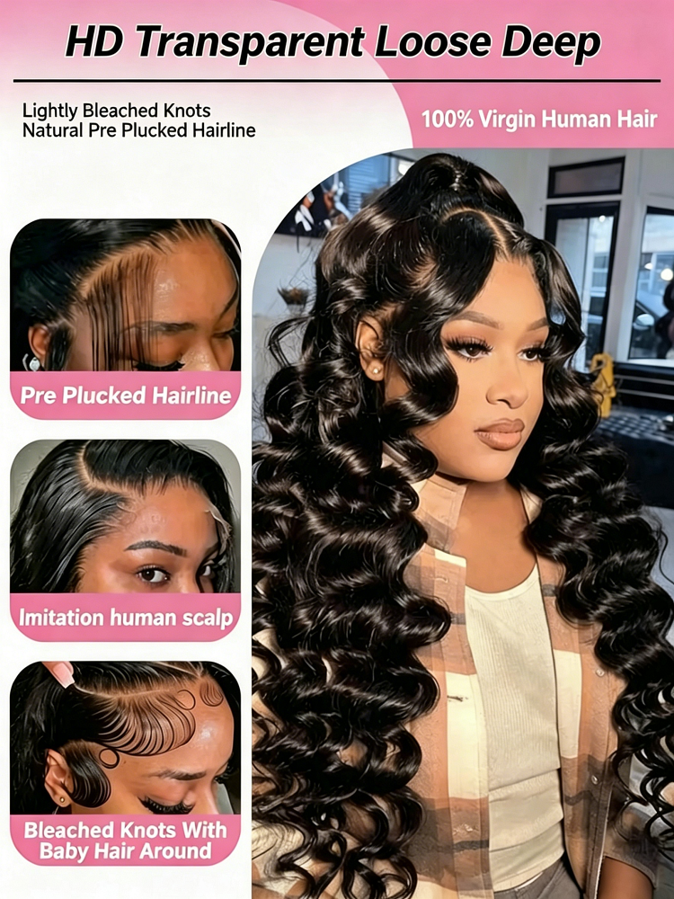 13x6 HD Loose Deep Wave Lace F - огляд і ціна Skincare Only You