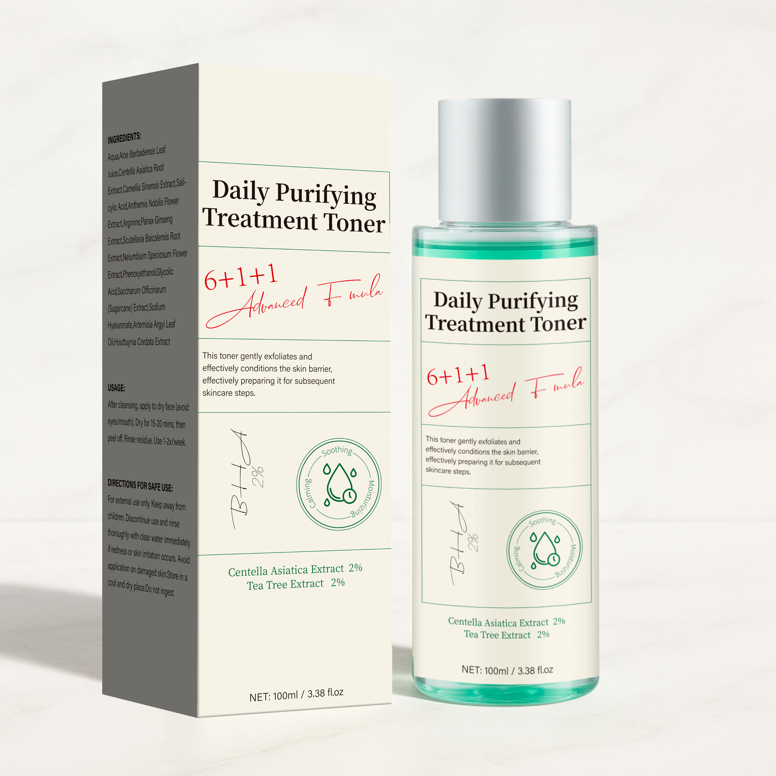 Daily Purifying Treatment Tone - огляд і ціна Centella Asiatica Toner