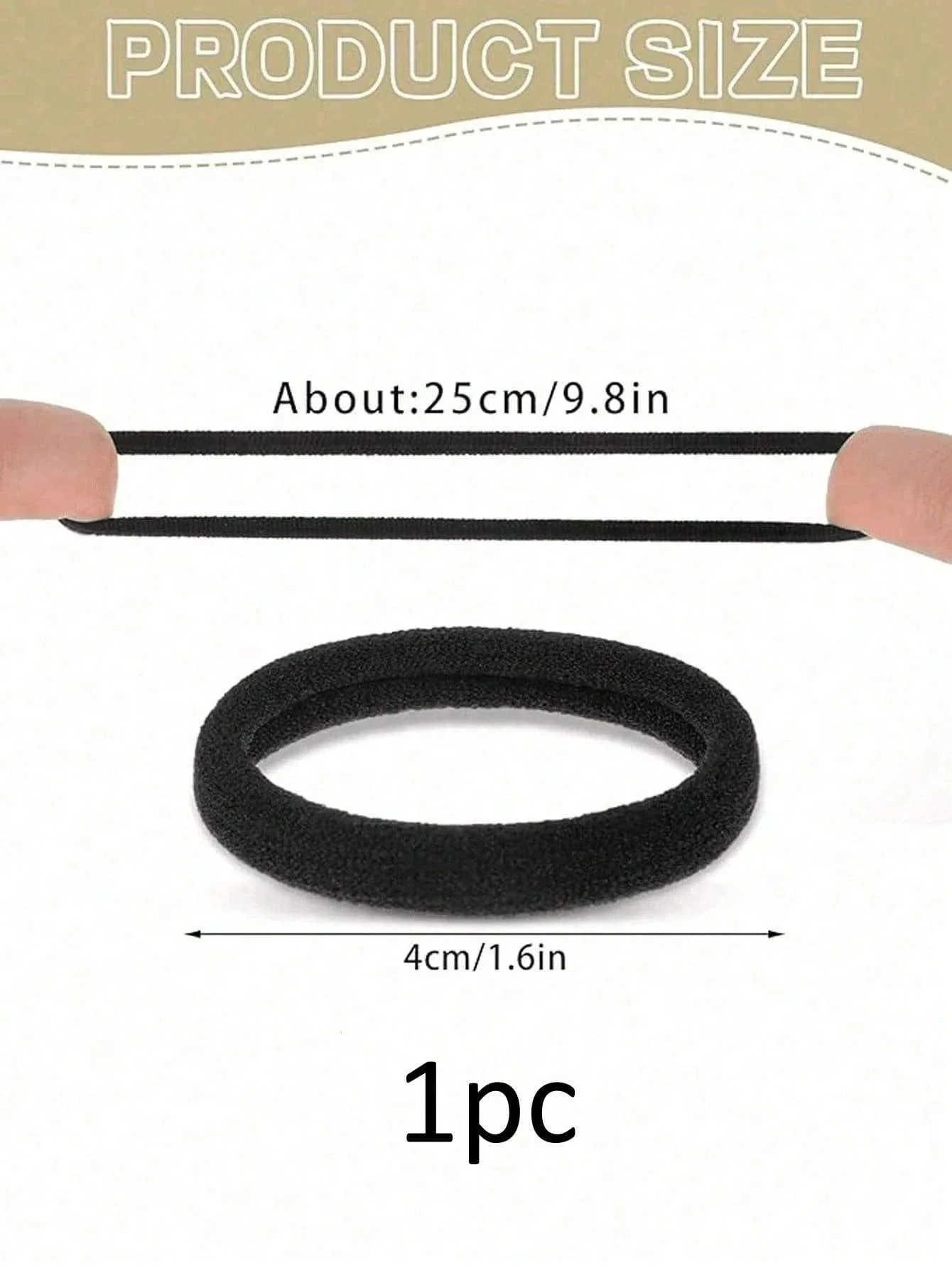 1 Piece Pink/Black Hairband, L - огляд і ціна Skincare Only You